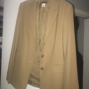 J.Crew tan wool blazer